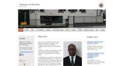 Desktop Screenshot of namibiaembassy.be